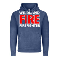 Vintage Denim wildland fire rescue department firefighters firemen uniform Vintage Hoodie - linhVisuals