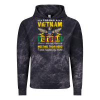 Cloud Black proud vietnam veteran son gifts raised by my hero veteran day Vintage Hoodie - linhVisuals