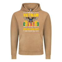 Vintage Camel proud vietnam veteran son gifts raised by my hero veteran day Vintage Hoodie - linhVisuals