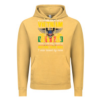 Vintage Mustard proud vietnam veteran son gifts raised by my hero veteran day Vintage Hoodie - linhVisuals