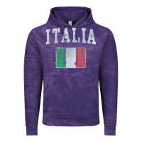 Cloud Purple vintage italia italian flag italy italiano Vintage Hoodie - linhVisuals