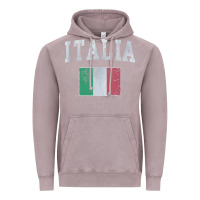 Vintage Zinc vintage italia italian flag italy italiano Vintage Hoodie - linhVisuals