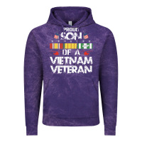 Cloud Purple proud son of a vietnam veteran father's day Vintage Hoodie - linhVisuals