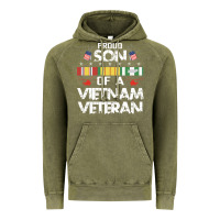 Vintage Olive proud son of a vietnam veteran father's day Vintage Hoodie - linhVisuals