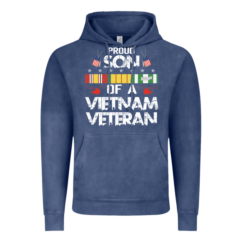 Proud Son Of A Vietnam Veteran Father's Day Vintage Hoodie by linhVisuals | Teevron