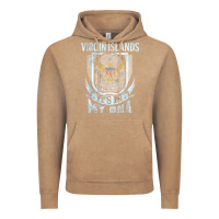 Vintage Coffee virgin islands virgin islander Vintage Hoodie - linhVisuals