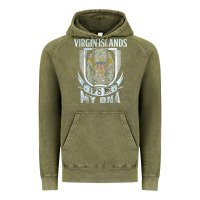 Vintage Olive virgin islands virgin islander Vintage Hoodie - linhVisuals