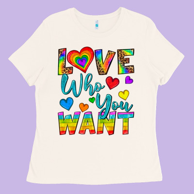 Western Love Who You Want Ladies Tee Designed By Bundleandbundleshop