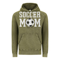 Vintage Olive womens soccer mama soccer mom Vintage Hoodie - linhVisuals