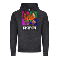Vintage Black Martin TV Show Vintage Hoodie - linhVisuals