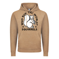 Vintage Coffee who run the world squirrels Vintage Hoodie - linhVisuals