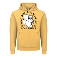 Vintage Mustard who run the world squirrels Vintage Hoodie - linhVisuals