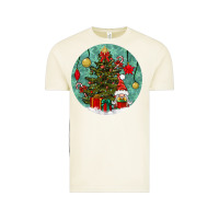 Vintage Arctic christmas tree and gnome Vintage Tee - BundleAndBundleShop