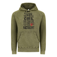 Vintage Olive a girls xfire roadster   crossfire Vintage Hoodie - linhVisuals