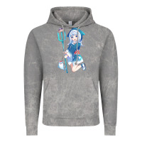 Cloud Rock Gawr Gura Vintage Hoodie - linhVisuals