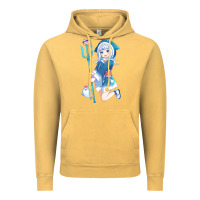 Vintage Mustard Gawr Gura Vintage Hoodie - linhVisuals