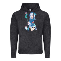 Vintage Black Gawr Gura Vintage Hoodie - linhVisuals