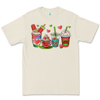 Bone watermelon summer coffee cups Premium Tee - OliviaCreatesArt