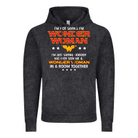 Vintage Black wonder woman Vintage Hoodie - linhVisuals