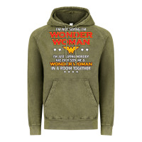 Vintage Olive wonder woman Vintage Hoodie - linhVisuals