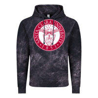 Cloud Black santa clara u Vintage Hoodie - linhVisuals