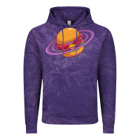 Cloud Purple Burger  Saturn Vintage Hoodie - linhVisuals