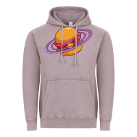 Burger  Saturn Vintage Hoodie | Teevron