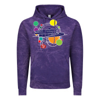 Cloud Purple retro graphic design   frank lloyd wright Vintage Hoodie - linhVisuals