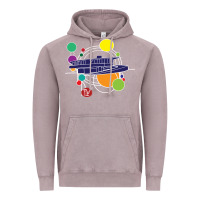 Vintage Zinc retro graphic design   frank lloyd wright Vintage Hoodie - linhVisuals