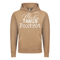 Vintage Coffee wtf in military speak   saying Vintage Hoodie - linhVisuals