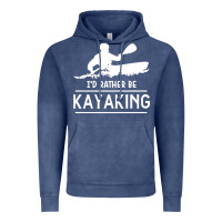 Vintage Denim kayaking t  shirt i' d rather be at the lake kayaking t  shirt Vintage Hoodie - linhVisuals