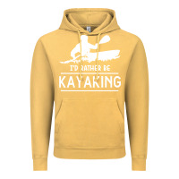 Vintage Mustard kayaking t  shirt i' d rather be at the lake kayaking t  shirt Vintage Hoodie - linhVisuals