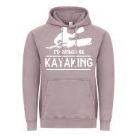 Vintage Zinc kayaking t  shirt i' d rather be at the lake kayaking t  shirt Vintage Hoodie - linhVisuals