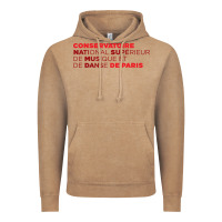 Vintage Coffee logocnsmdp conservatoire de paris Vintage Hoodie - linhVisuals