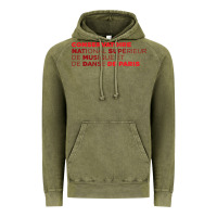 Vintage Olive logocnsmdp conservatoire de paris Vintage Hoodie - linhVisuals