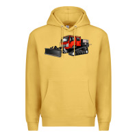 Antique Gold snowcat Premium Hoodie - Artiststas