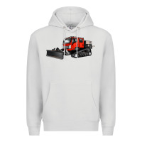 Dove Grey snowcat Premium Hoodie - Artiststas