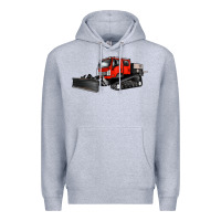 Heather Grey snowcat Premium Hoodie - Artiststas