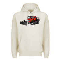 Oatmeal Heather snowcat Premium Hoodie - Artiststas