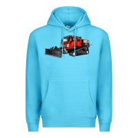 Ocean Blue snowcat Premium Hoodie - Artiststas