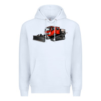 White snowcat Premium Hoodie - Artiststas