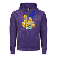 Cloud Purple simpson Vintage Hoodie - linhVisuals