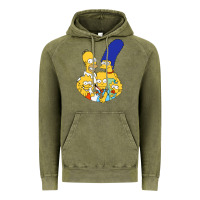 Vintage Olive simpson Vintage Hoodie - linhVisuals