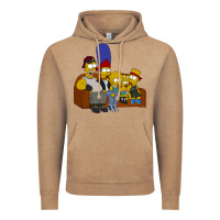 Vintage Coffee simpson family Vintage Hoodie - linhVisuals