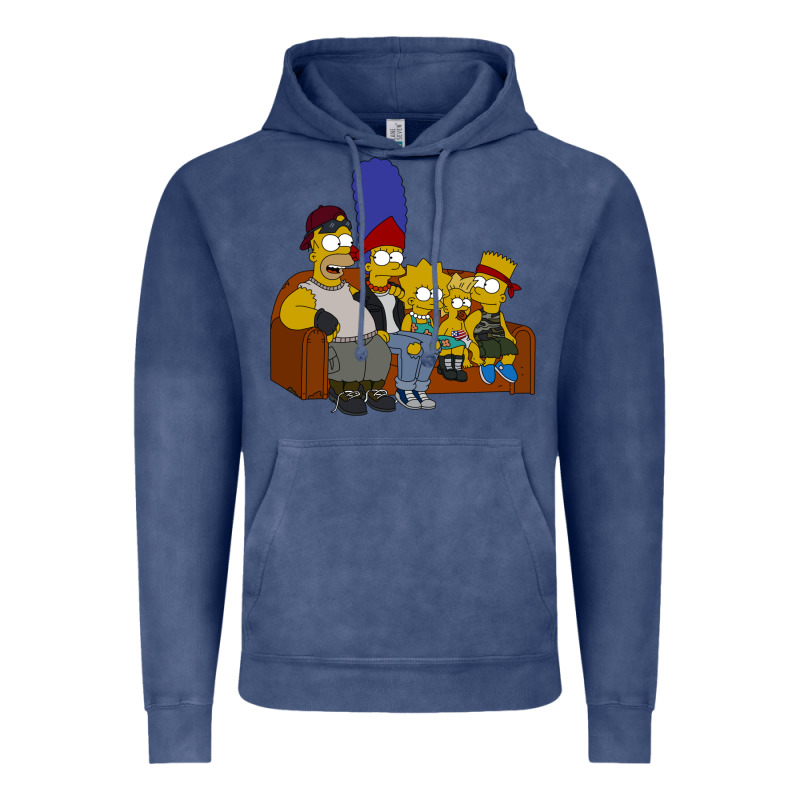 Simpson Family Vintage Hoodie by linhVisuals | Teevron