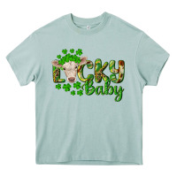 Arona Lucky baby charolais calf Heavy Core Tee - RanaPortraitStore