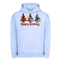 Pigment Grape Ice happy holidays christmas trees Urban Hoodie - Jasminsmagicworld