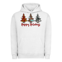 Pigment Lunar Rock happy holidays christmas trees Urban Hoodie - Jasminsmagicworld