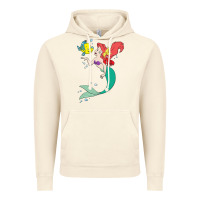 Vintage Artic ariel mermaid Vintage Hoodie - linhVisuals
