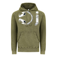 Vintage Olive dj music tshirt Vintage Hoodie - linhVisuals